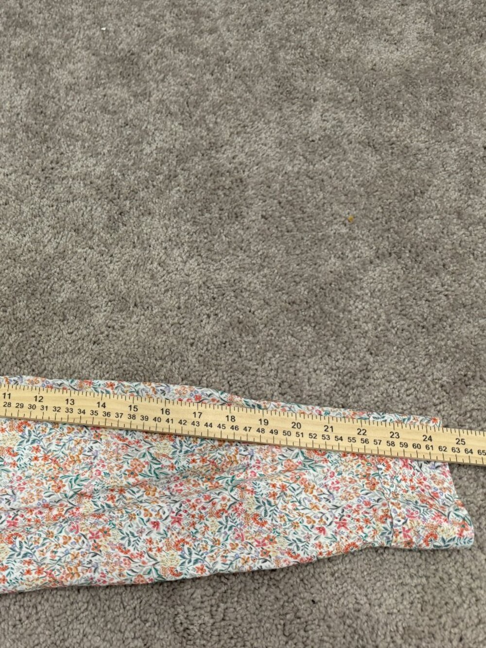 Garnet Hill 100% Organic Pima Cotton Floral Shirt | Size 12 - Picture 8 of 10